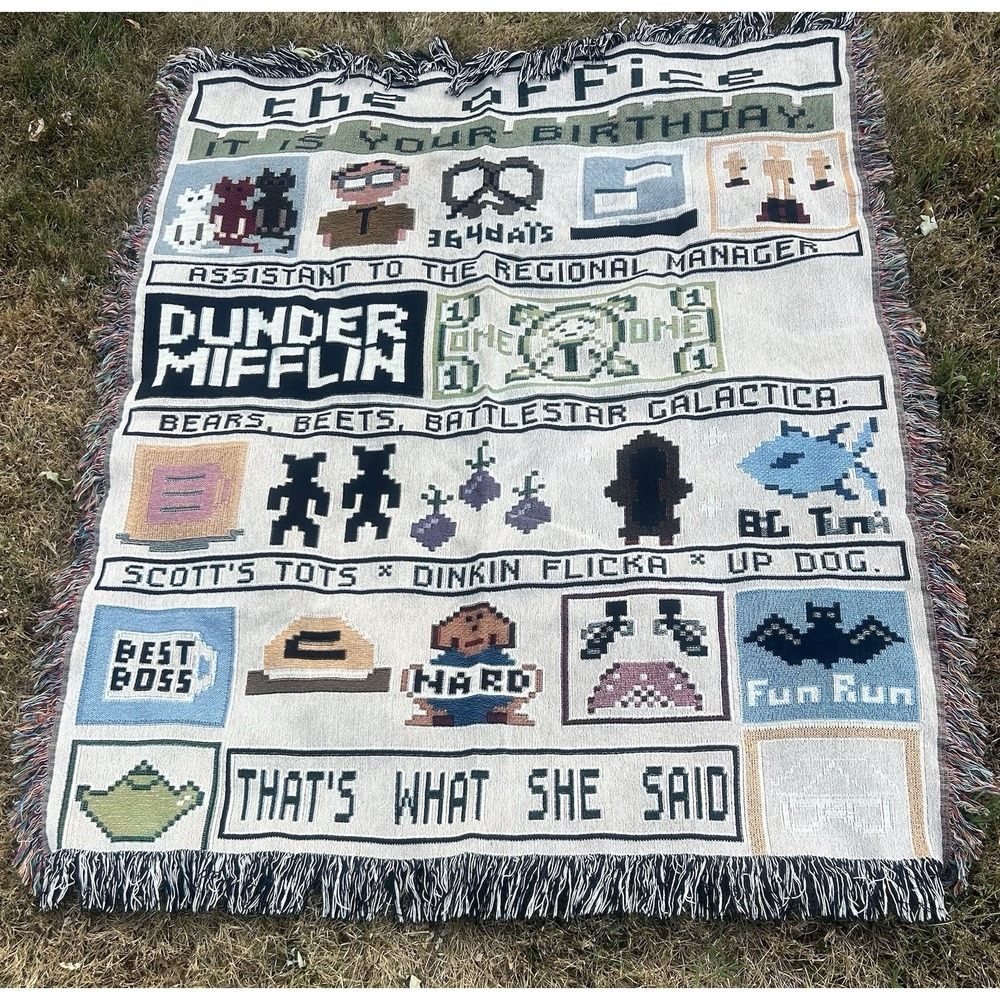 The Office Tapestry Throw Blanket